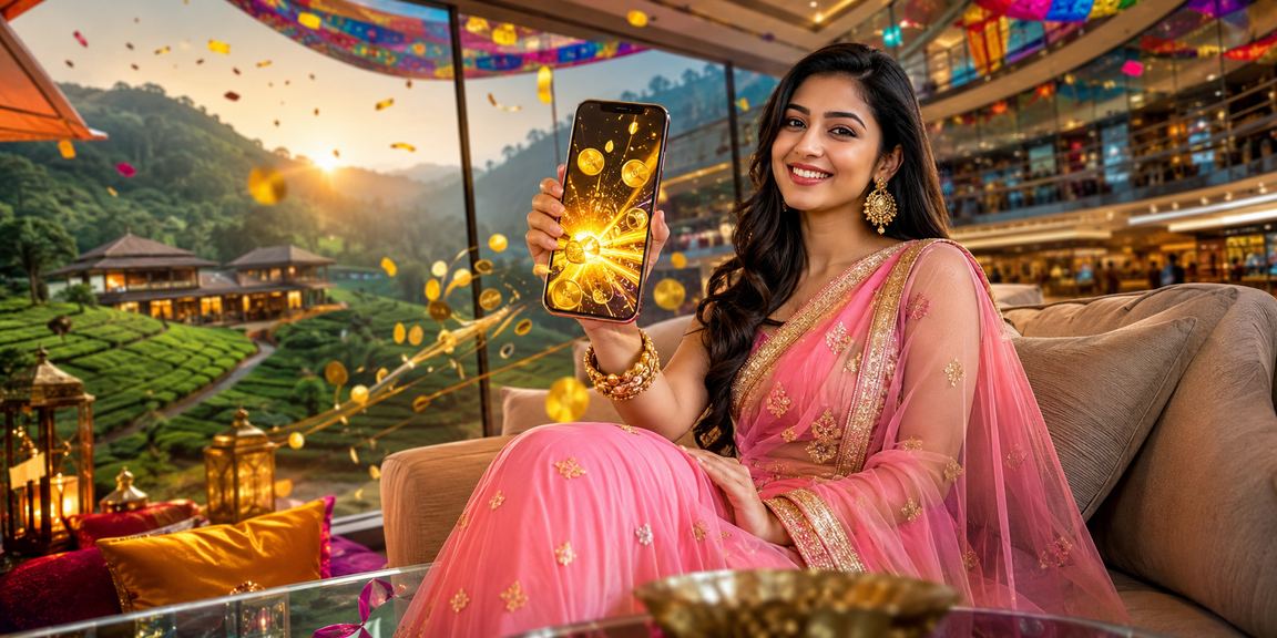 সিলেটের চা বাগানের পটভূমিতে 33b রিবেট বোনাস উপভোগ করছেন একজন ব্যবহারকারী